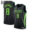 Dres Boston Celtics Kristaps Porzingis Nike 2024-25 City Edition Crno Swingman - Dječji